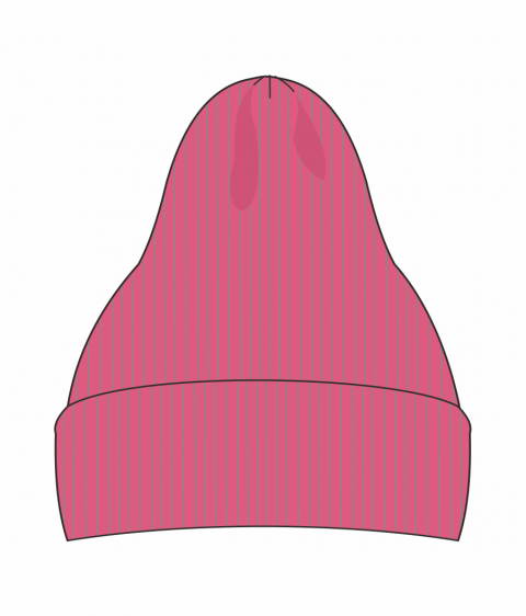 Интри шапка-луковка ярко-розовый UkiKids