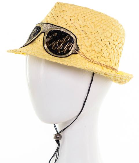 Кайли Очки Bride шляпа солома желтый (отд.золото) Level Pro