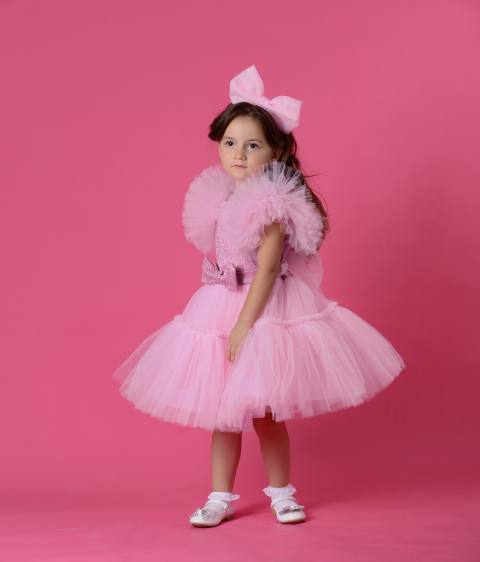 Барби-малышка платье нарядное айвори LilaStyle