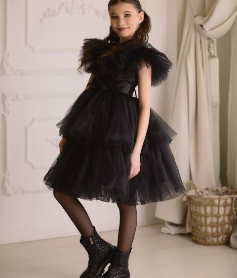 Вэнди платье нарядное черный LilaStyle
