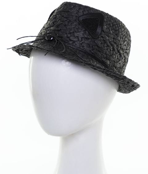 Кайли Мурка шляпа солома черный (отд.черный) Level Pro